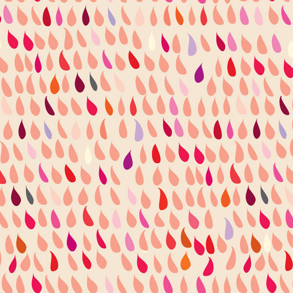 Alessandra Spada prints, Rain (pink)