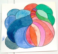 Alessandra Spada watercolor zentangle